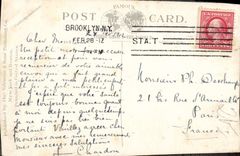 VINTAGE POSTCARD Station-wagon Neck Mountain Hudson To rivet