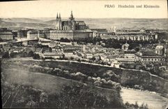 Und Kleinseite de Prag Hradschin de la POSTAL de la VENDIMIA
