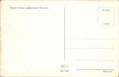 Ozdravovna Moravec del detska de Stitnl de la POSTAL de la VENDIMIA