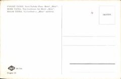 Hotel Mory Hohe Tatra Neu Csorbersee de Vysoke Tatry Nove Strbske Pleso de la POSTAL de la VENDIMIA