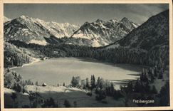VINTAGE POSTCARD Freibergsee EIB Oberstdorf