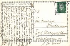 VINTAGE POSTCARD Zugspitze und Waxenstein