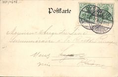 El aus de Pferdeberg del vom de Oybin de la POSTAL de la VENDIMIA gesehen