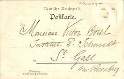 VINTAGE POSTCARD Evang Garnisokirche has D Hasenhaide