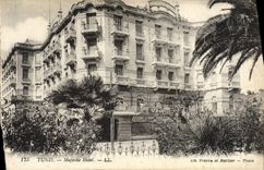 VINTAGE POSTCARD Tunis Majestic Hotel