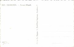 MODERN CARD Casablanca Avenue of Amade