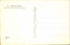 CPM Casablanca La Poste et les Colis Postaux