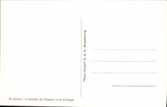 VINTAGE POSTCARD Issoire the Apse of the Church and the College