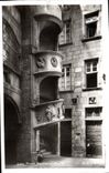 VINTAGE POSTCARD Riom Staircase of Montat