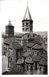La POSTAL Clermont-Ferrand Eglise Natre de la VENDIMIA pega el puerto