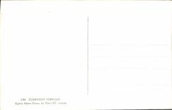 La POSTAL Clermont-Ferrand Eglise Natre de la VENDIMIA pega el puerto