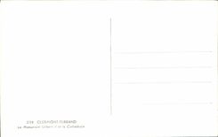 POSTAL Clermont-Ferrand de la VENDIMIA el monumento Urbain II y la catedral