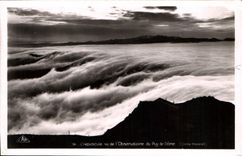 CPA Crepuscule vu de l'Observatore du Puy de Dorme