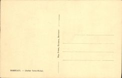 VINTAGE POSTCARD Bordeaux Bell-tower Saint Michel