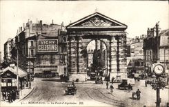 VINTAGE POSTCARD Bordeaux the Gate of Aquilaine Vichy Celestins