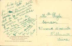 CPA Chateau Feodal De Beynac Facade sur la Dordogne 