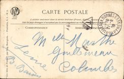 VINTAGE POSTCARD Dirtied of Bean Old woman street