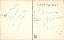 VINTAGE POSTCARD Tool bags In Gatinais Bridge on Clery