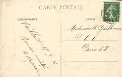 VINTAGE POSTCARD Langres carries Town hall