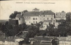 VINTAGE POSTCARD Chaumont the Keep Old residence of the Counts de Champagne