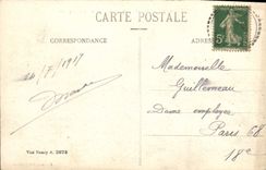 VINTAGE POSTCARD Chaumont the Keep Old residence of the Counts de Champagne