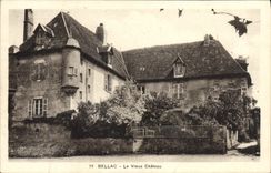 VINTAGE POSTCARD Bellac the Old Castle