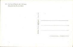 VINTAGE POSTCARD the Lake Oncet To the foot of the Peak of the South