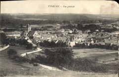 VINTAGE POSTCARD Etrechy View