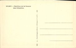 CPA Vichy Pavillon de la Source des Celestins