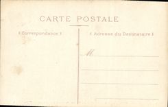 VINTAGE POSTCARD Layered branches House of the admiral Potier of Ponan writer