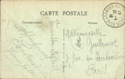 VINTAGE POSTCARD Vaucresson Gone Of Butard And Avenue Thery