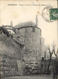 VINTAGE POSTCARD Dourdan Pits And Tours At the Entry Of the Strong Castle