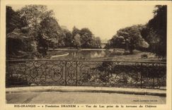 VINTAGE POSTCARD Laugh Orangis Vue Of the Lake Taken Of the Terrace Of the Castle