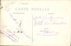 VINTAGE POSTCARD Perreux the Marne With the Blue House