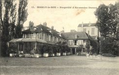 CPA Marly Le Roi Propriete D'Alexandre Dumas