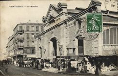 Mercado santo de Denis de la POSTAL de la VENDIMIA