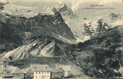 CPA Les Alpes La Grave Et La Chaine De La Mejie