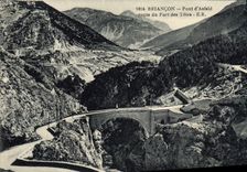 CPA Briancon Pont d'Asfeld Route Du Fort Des l'Etes