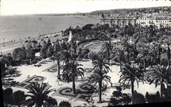 CPA Nice Les Jardins Albert 1er Et Le Theatre De Verdure