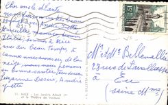 CPA Nice Les Jardins Albert 1er Et Le Theatre De Verdure