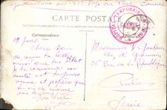 VINTAGE POSTCARD Cannes the Kiosk Of Music