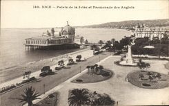 CPA Nice Palais De La Jetee Et Promenade Des Anglais