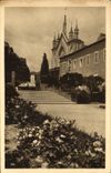 VINTAGE POSTCARD Artistic Dimension of Azure Nice Gardens Of the Monastery De Cimiez