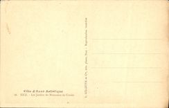 VINTAGE POSTCARD Artistic Dimension of Azure Nice Gardens Of the Monastery De Cimiez