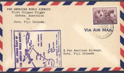 Letter 1st flight Sydney Suwa Fiji Fiji 2 1947