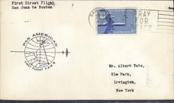 Letter the United States 1st flight San Juan to Baltimore 29 4 1958