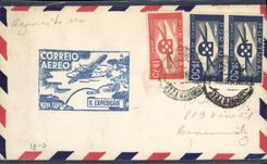 Lettre Portugal Azores to USA 27 5 1939