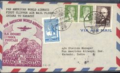 Letter Turkey Ankara to Karachi 9 3 1947