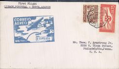 Lettre Portugal Lisbon Horta Azores 26 3 1939