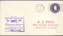 Letter the United States Washington Chicago New York Orlando 6 10 1953